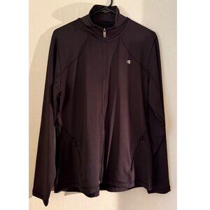Champion Double Dry Full Zip Black Jacket XL